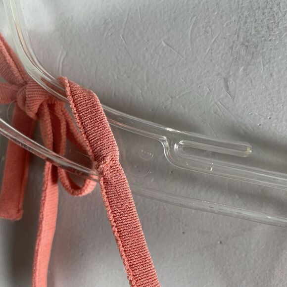 GAUGE81 Moura Plunge Top Women Small Ribbed Knit Halter Orange Viscose Blend - Picture 7 of 15